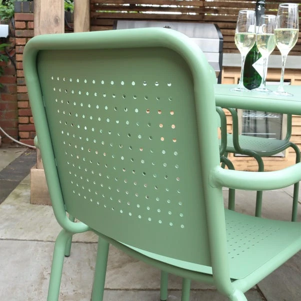 Porto 6 Seater Dining Set With Stacking Chairs 4 Porto 6 Seater Dining Set With Stacking Chairs - Image 4