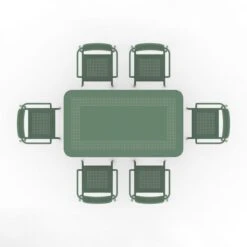 Porto 6 Seater Dining Set With Stacking Chairs 23 Porto 6 Seater Dining Set With Stacking Chairs -Tower Garden Outlet Store 30915727 alt05