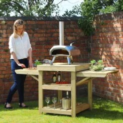 Garden Pizza Oven Table -Tower Garden Outlet Store 30916432