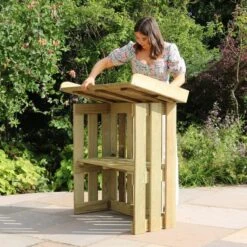 Folding Garden Bar -Tower Garden Outlet Store 30916438 alt05