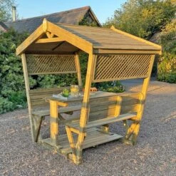 Stirling Picnic Table Arbour -Tower Garden Outlet Store 30916560 alt03