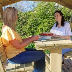 Stirling Picnic Table Arbour -Tower Garden Outlet Store 30916560 alt06