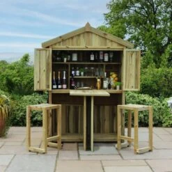 Garden Bar And 2 Stool Set -Tower Garden Outlet Store 30916577