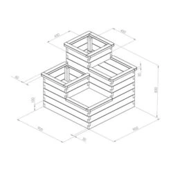 4 Tier Raised Bed -Tower Garden Outlet Store 30917459 alt07