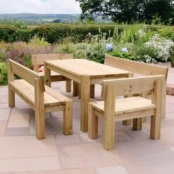 Philippa 6 Seater Dining Set -Tower Garden Outlet Store 30917488 alt02