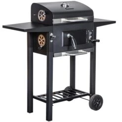 George Foreman Large Outdoor Charcoal BBQ -Tower Garden Outlet Store 30920922 alt03