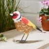 Iron Yellow & Brown Goldfinch Ornament
