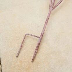 Garden Purple Iron Poppy Head Stake -Tower Garden Outlet Store 30925692 alt02