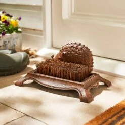 Cast Iron Hedgehog Boot Brush