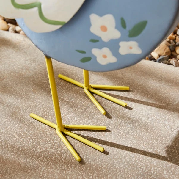 Iron Blue Chicken Ornament 2 Iron Blue Chicken Ornament - Image 2