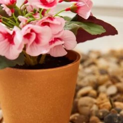 Artificial Geranium In Plant Pot -Tower Garden Outlet Store 30926355 alt01