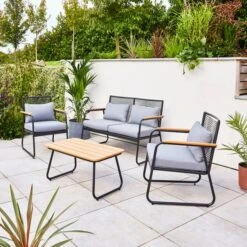 Miami Rope 4 Seater Conversation Set -Tower Garden Outlet Store 30926395 alt01