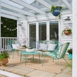 Santorini 4 Seater Conversation Set -Tower Garden Outlet Store 30926424