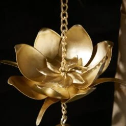 Lotus Gold Hanging Décor -Tower Garden Outlet Store 30926682 alt01