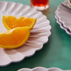 Lilac Scallop Picnic Plate -Tower Garden Outlet Store 30927743 alt01