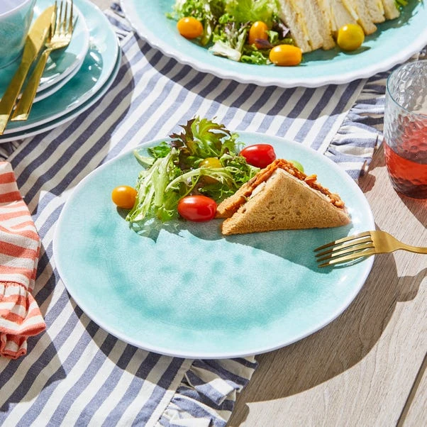 Jade Mist Picnic Dinner Plate 1 Jade Mist Picnic Dinner Plate