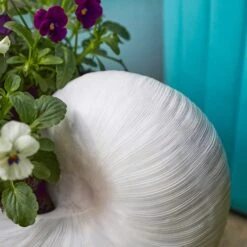 Resin Off White Nautilus Shell Plant Pot -Tower Garden Outlet Store 30927979 alt01