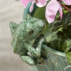 Resin Frog Pot Hanger -Tower Garden Outlet Store 30927986 alt01