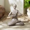 Yoga Posed Indoor Outdoor Ornament