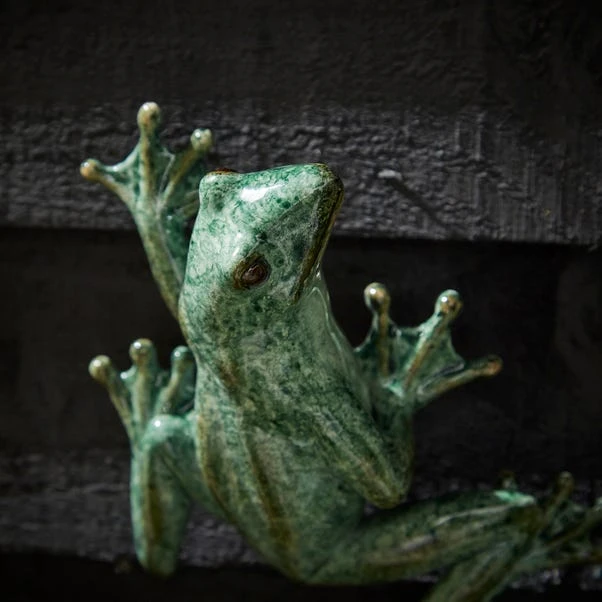 Resin Frog Wall Ornament 2 Resin Frog Wall Ornament - Image 2
