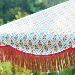 Sophie Robinson Block Print 2.45m Parasol -Tower Garden Outlet Store 30934334 alt02