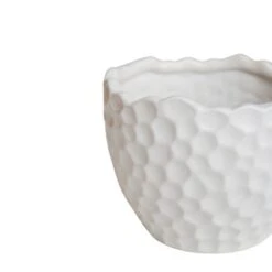 Kew Botanical White Textured Plant Pot 6 Kew Botanical White Textured Plant Pot -Tower Garden Outlet Store 30937023 alt02