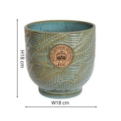 Kew Leaf Embossed Cork Plant Pot -Tower Garden Outlet Store 30937062 alt01