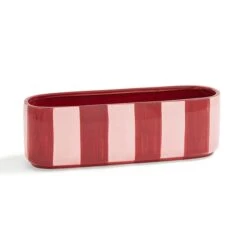 Elements Striped Ceramic Windowsill Plant Pot -Tower Garden Outlet Store 30943036 alt02