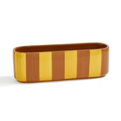 Elements Striped Ceramic Windowsill Plant Pot -Tower Garden Outlet Store 30943051 alt02