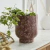 Scalloped Ceramic Plant Pot