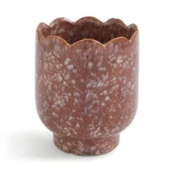 Scalloped Ceramic Plant Pot 11 Scalloped Ceramic Plant Pot -Tower Garden Outlet Store 30945043 alt02