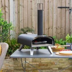 Return - Zanussi Wood Pellet Pizza Oven With Paddle & Cover -Tower Garden Outlet Store 30971490 alt07