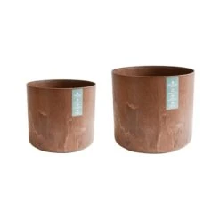 Set Of 2 Celine Recycled Plant Pots 20 Set Of 2 Celine Recycled Plant Pots -Tower Garden Outlet Store 30976808