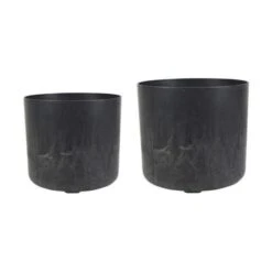 Set Of 2 Celine Recycled Plant Pots 16 Set Of 2 Celine Recycled Plant Pots -Tower Garden Outlet Store 30976814