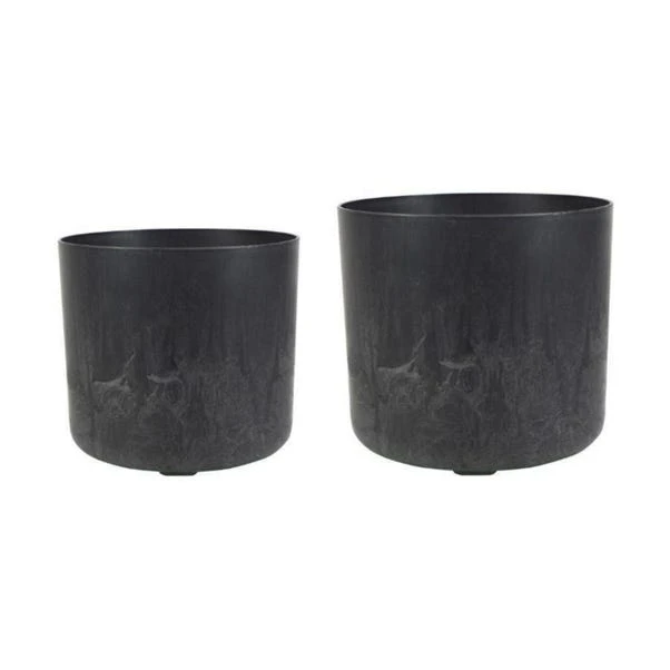 Set Of 2 Celine Recycled Plant Pots 3 Set Of 2 Celine Recycled Plant Pots - Image 3