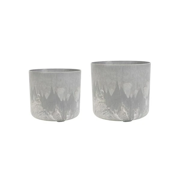 Set Of 2 Celine Recycled Plant Pots 1 Set Of 2 Celine Recycled Plant Pots