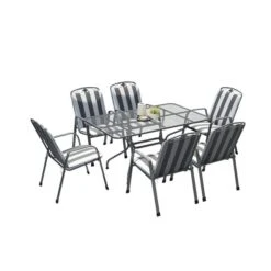 Pacific Lifestyle Savoy Rectangular 6 Seater Dining Set With Cushions 17 Pacific Lifestyle Savoy Rectangular 6 Seater Dining Set With Cushions -Tower Garden Outlet Store 30984330 alt08