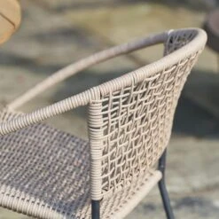 Pacific Lifestyle Dakota Natural Wheat Outdoor Bistro Set -Tower Garden Outlet Store 30984402 alt02