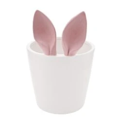 Eggs-traordinary Gift Co. Flocked Bunny Ears Plant Pot -Tower Garden Outlet Store 30984527 alt01