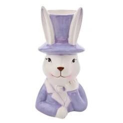Eggs-traordinary Gift Co. Bunny In Top Hat Plant Pot -Tower Garden Outlet Store 30984638 alt01