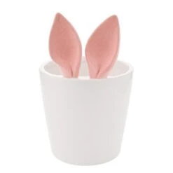 Eggs-traordinary Gift Co. Flocked Bunny Ears Plant Pot -Tower Garden Outlet Store 30984648 alt03