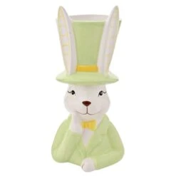 Eggs-traordinary Gift Co. Bunny In Top Hat Plant Pot -Tower Garden Outlet Store 30984657 alt03